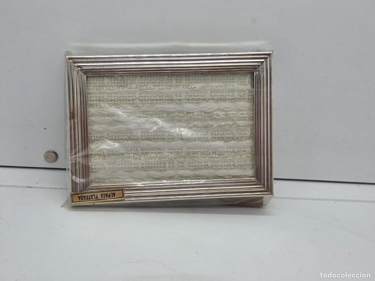 Antig&uuml;edades: Portarretrato de Alpaca plateada - Foto 6