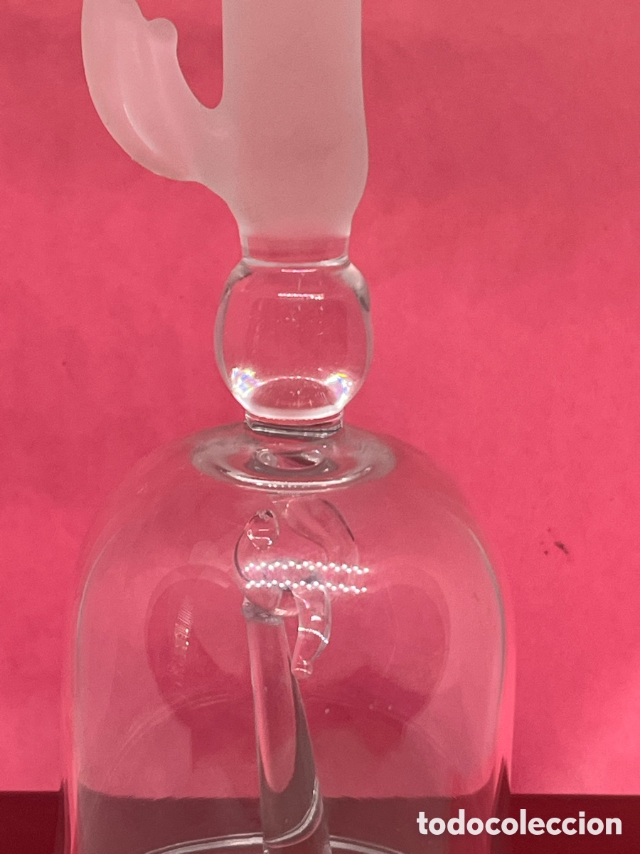 Antig&uuml;edades: ANTIGUA CAMPANA DE CRISTAL - Foto 3