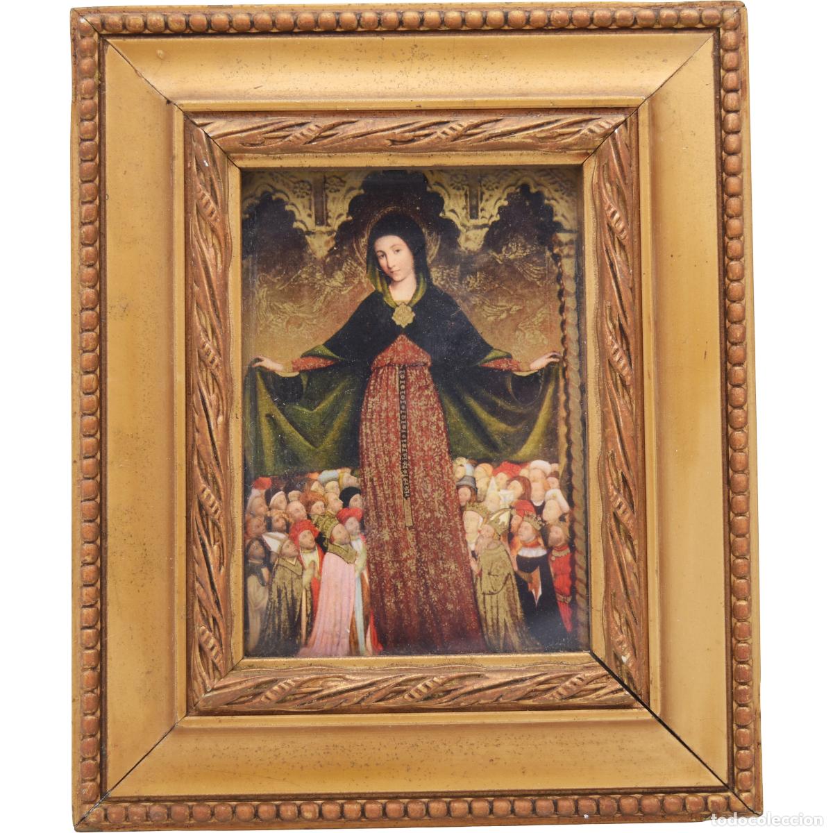 Antig&uuml;edades: Virgen de la misericordia enmarcada - Foto 1