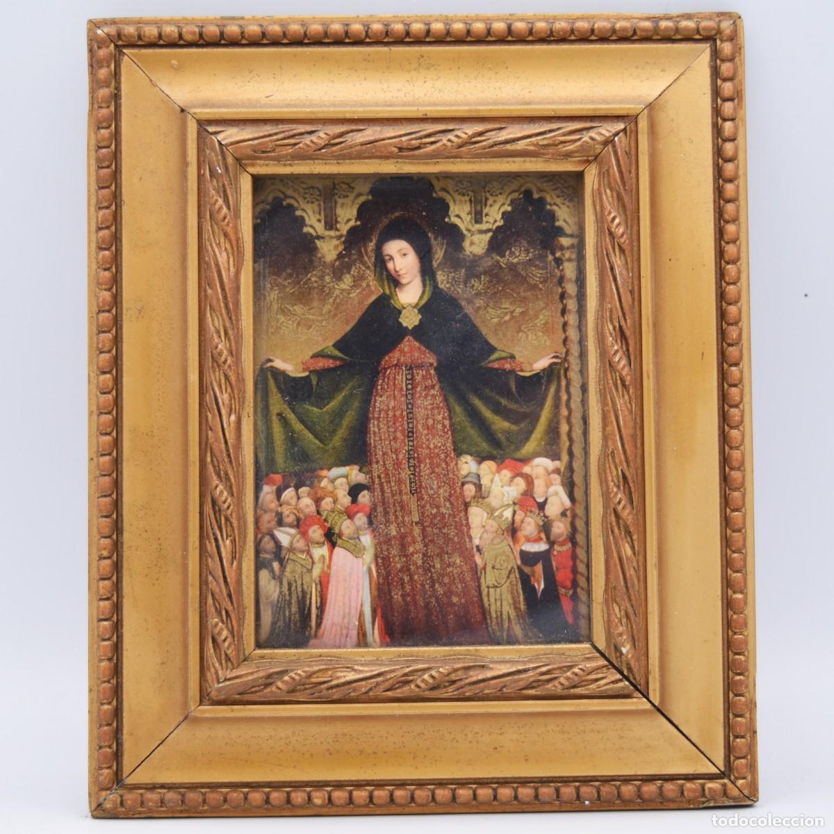 Antig&uuml;edades: Virgen de la misericordia enmarcada - Foto 2