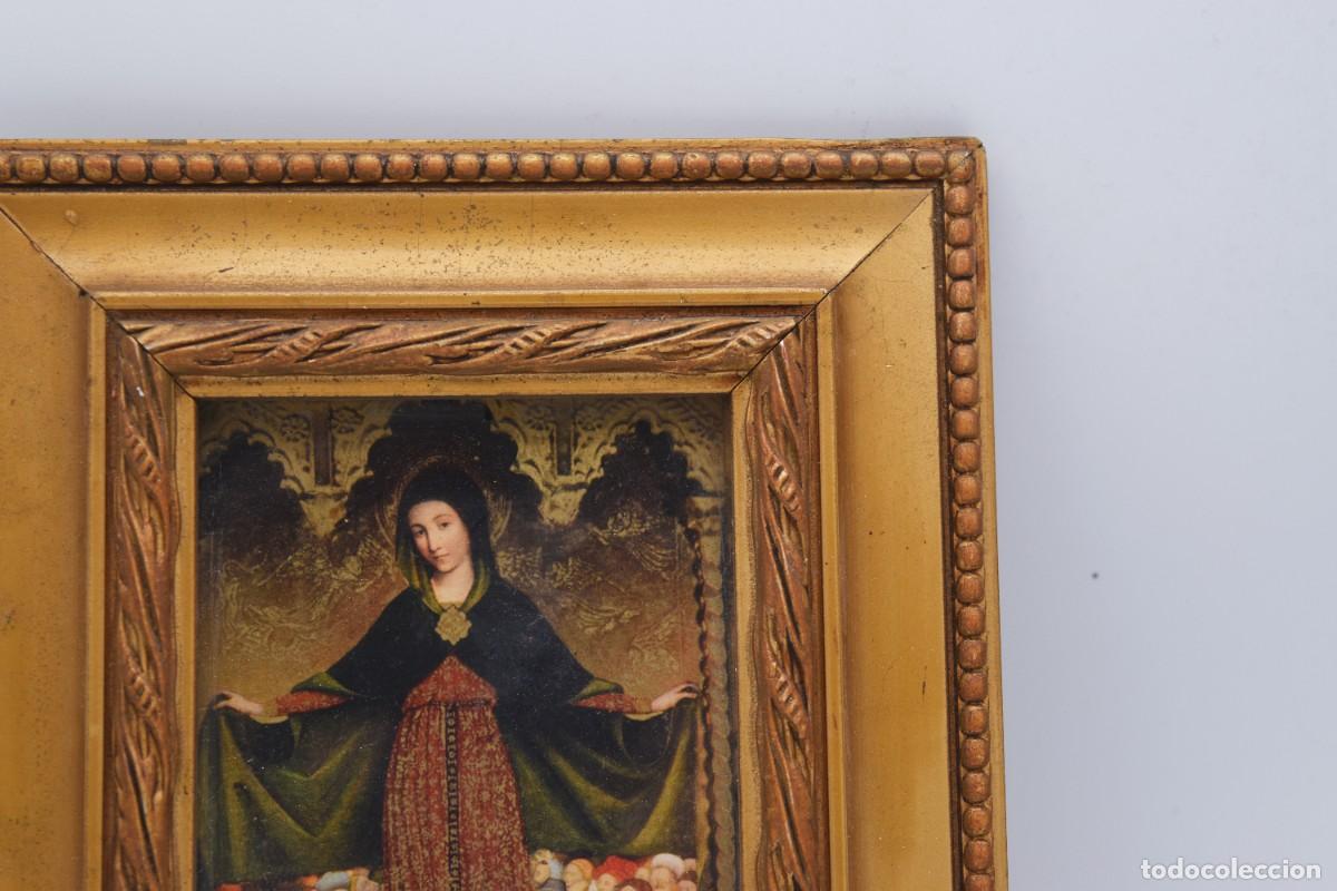 Antig&uuml;edades: Virgen de la misericordia enmarcada - Foto 3
