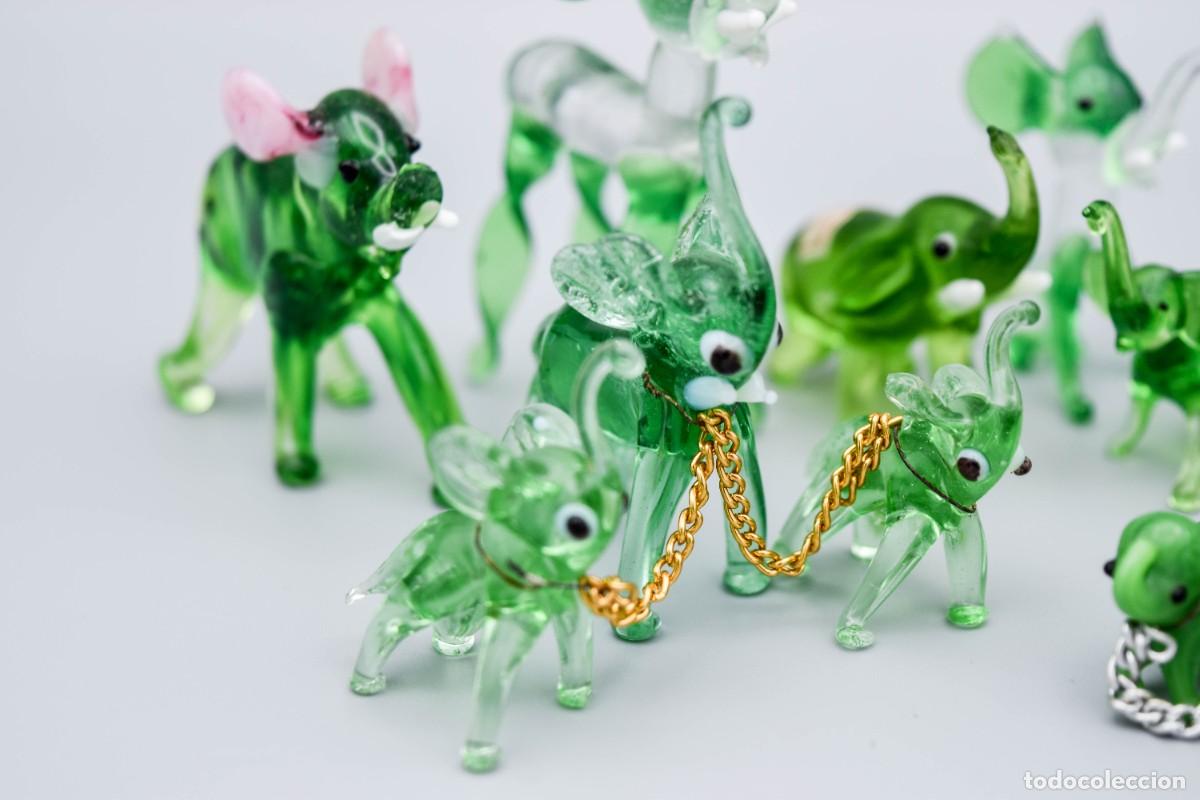 Antig&uuml;edades: Elefantes - Murano - Colecci&oacute;n (13) - Foto 5