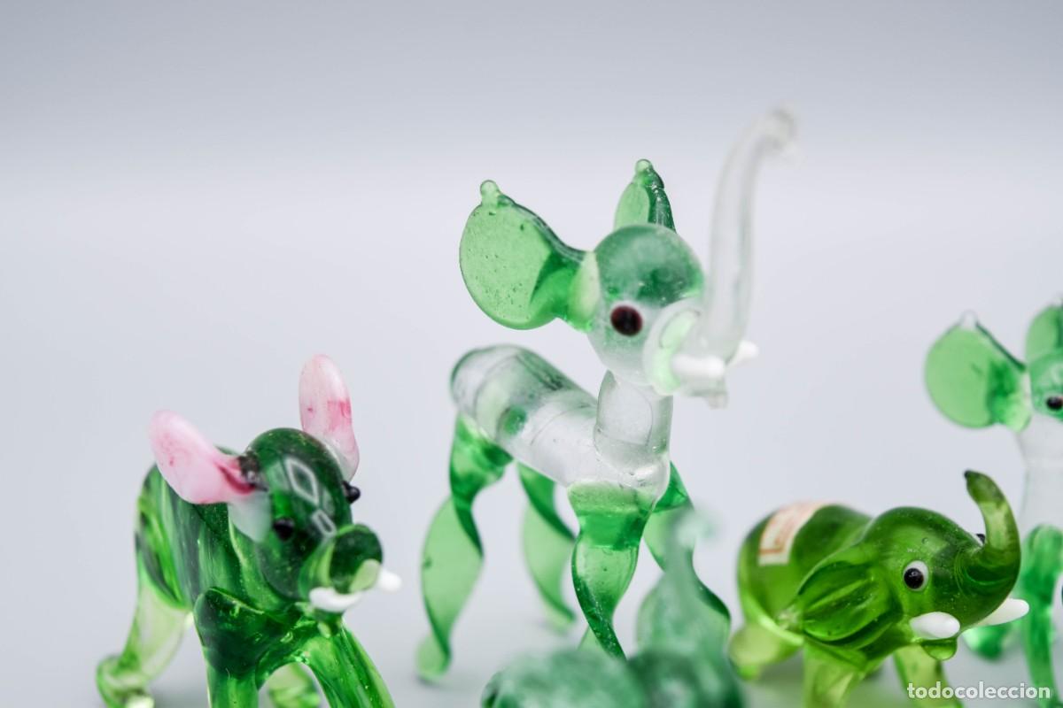 Antig&uuml;edades: Elefantes - Murano - Colecci&oacute;n (13) - Foto 7