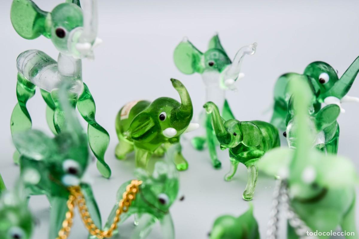 Antig&uuml;edades: Elefantes - Murano - Colecci&oacute;n (13) - Foto 8
