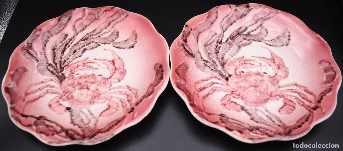 Antig&uuml;edades: Bandejas de marisco - Porcelana - Foto 8