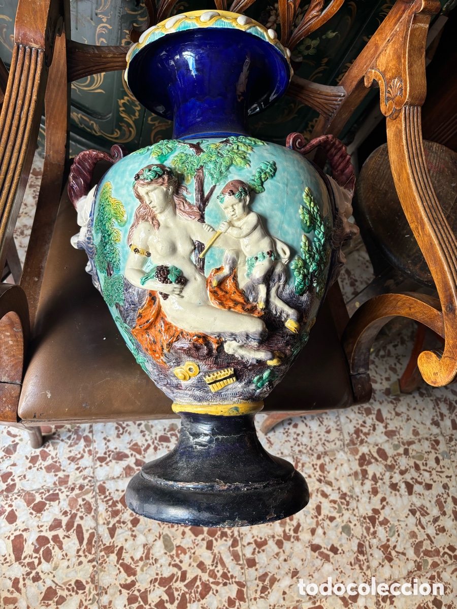 Antig&uuml;edades: Jarr&oacute;n de loza del siglo XIX - Foto 1