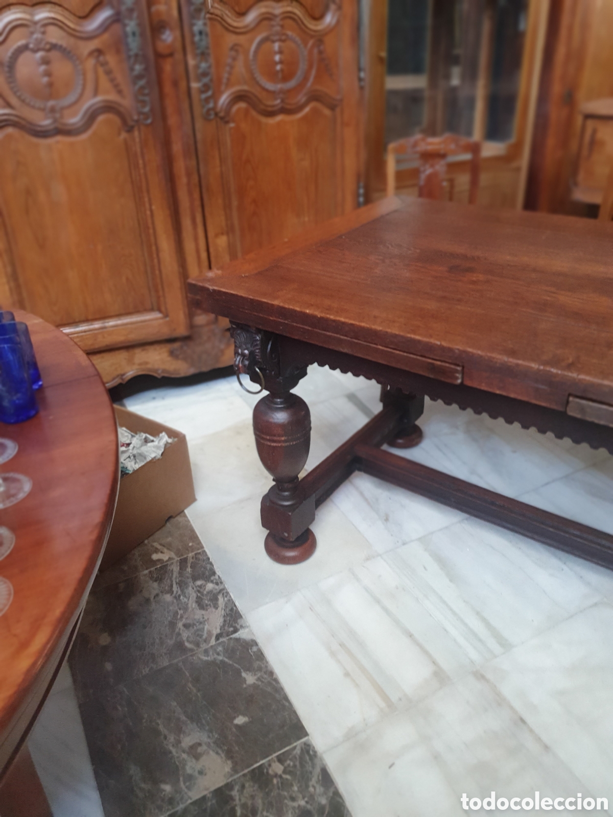 Antig&uuml;edades: Mesa del finales del 18 - Foto 2
