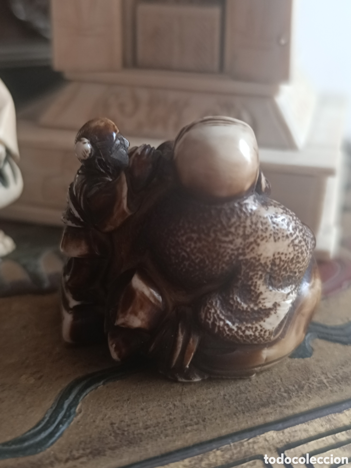 Antig&uuml;edades: Dos netsukes chinos vintage - Foto 7
