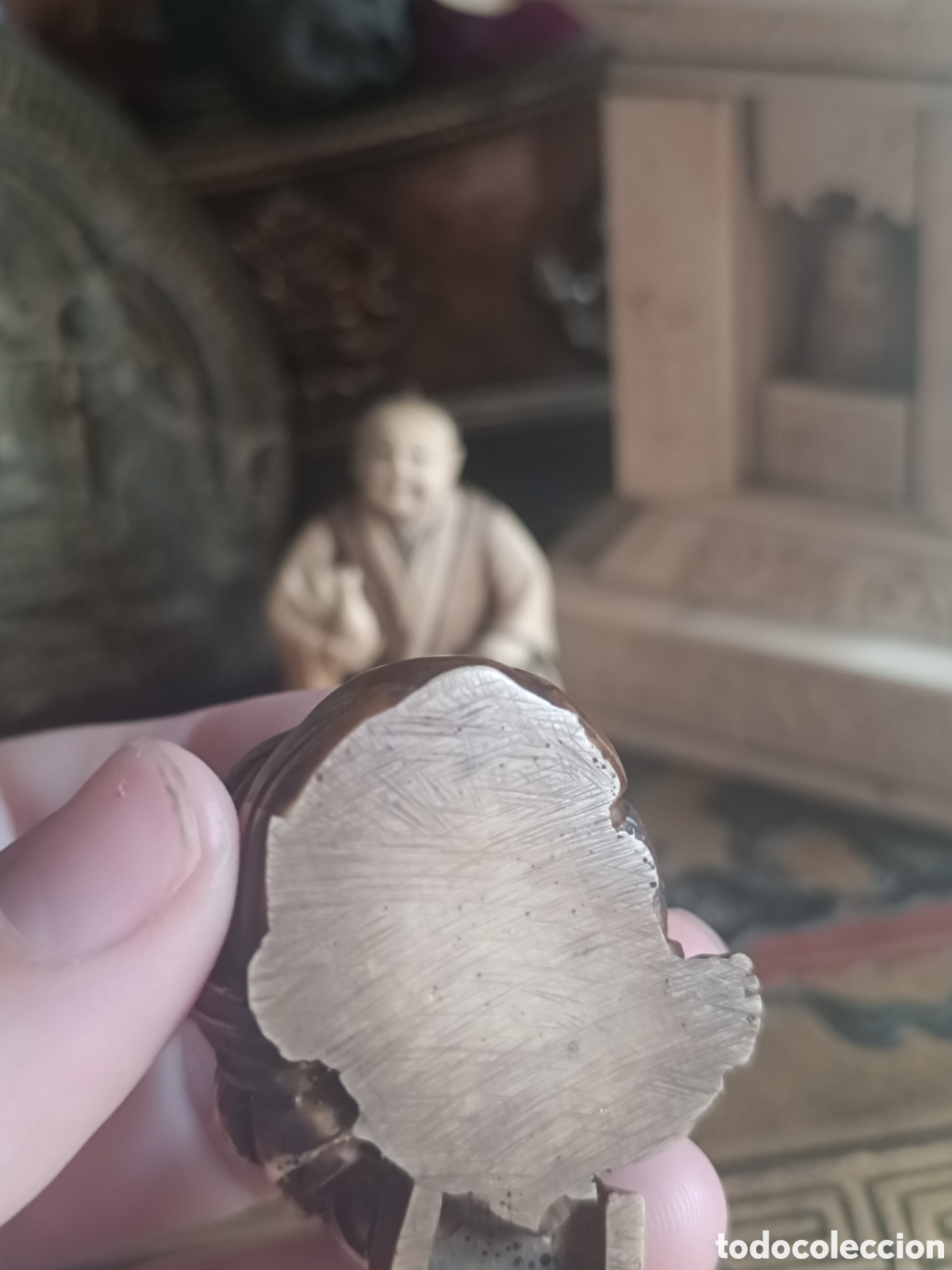 Antig&uuml;edades: Dos netsukes chinos vintage - Foto 8