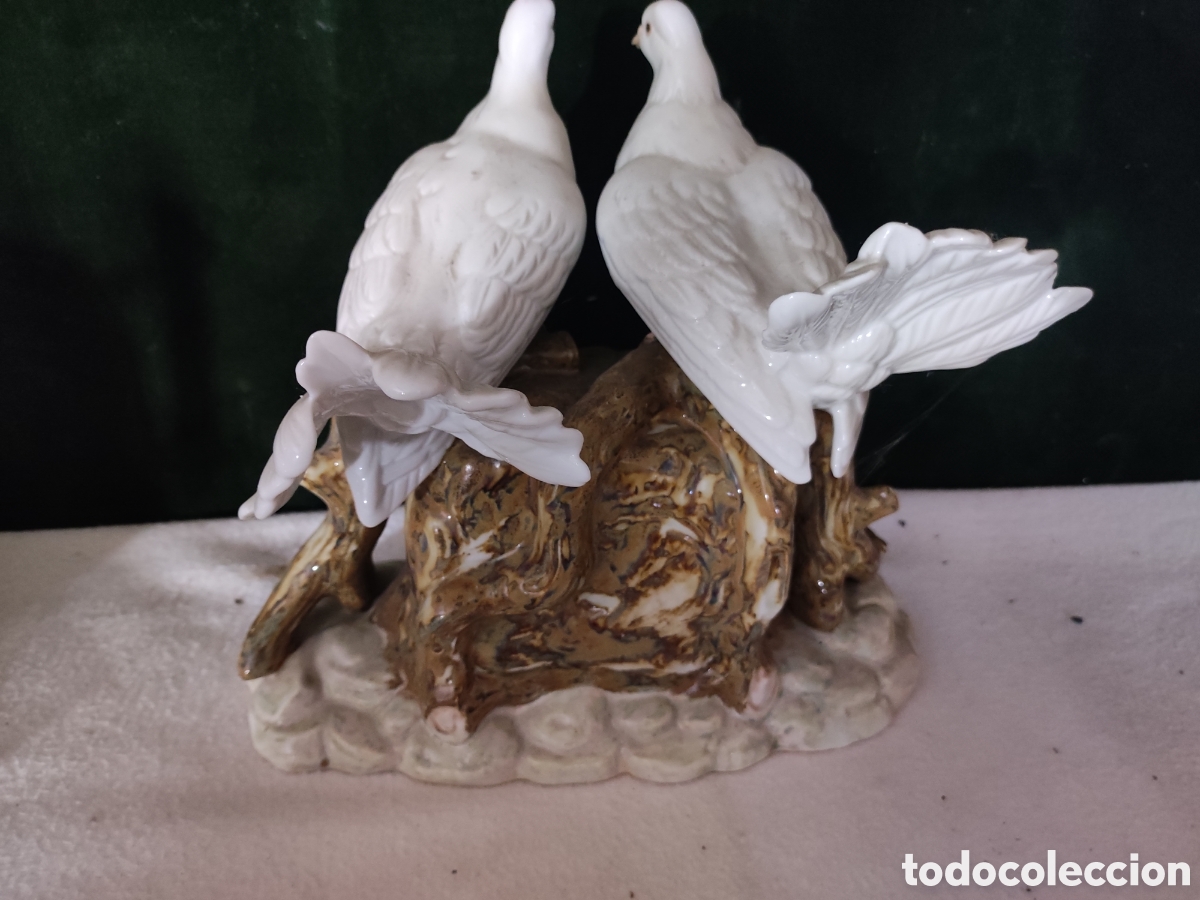 Antig&uuml;edades: Reloj de porcelana marca tengra - Foto 4