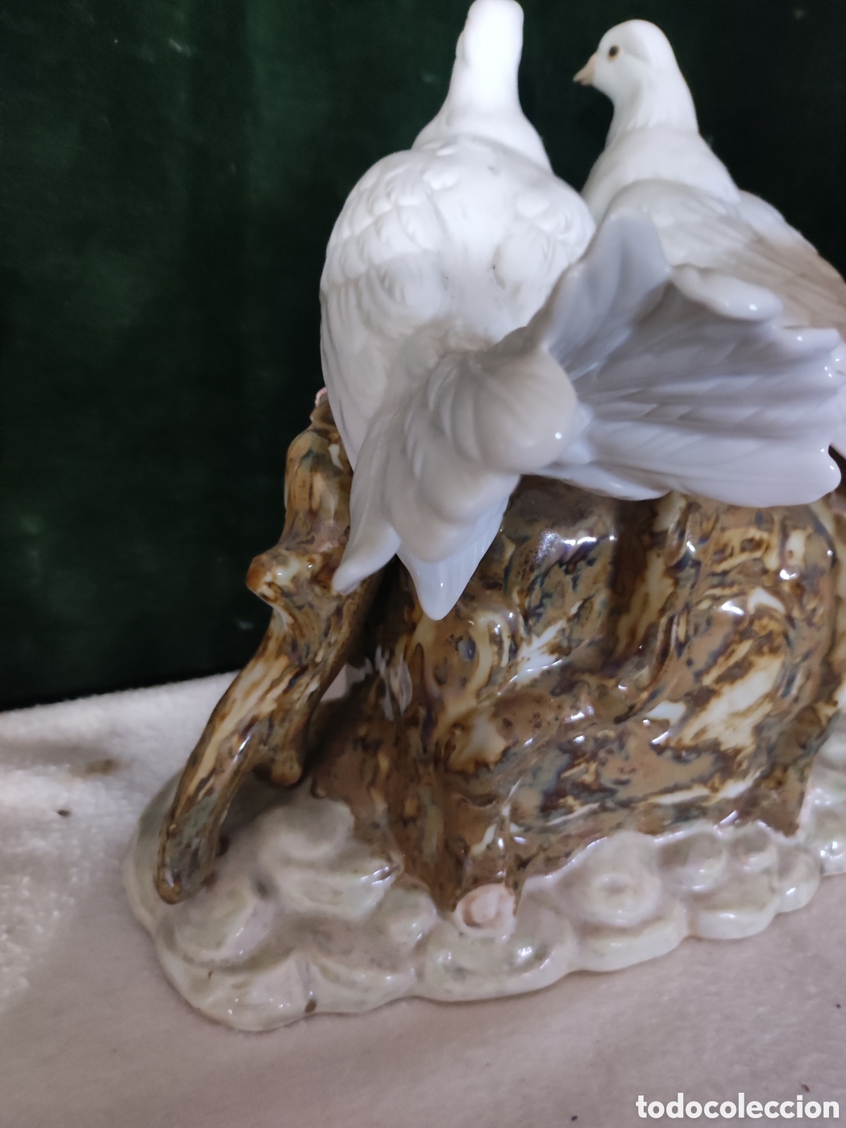 Antig&uuml;edades: Reloj de porcelana marca tengra - Foto 7