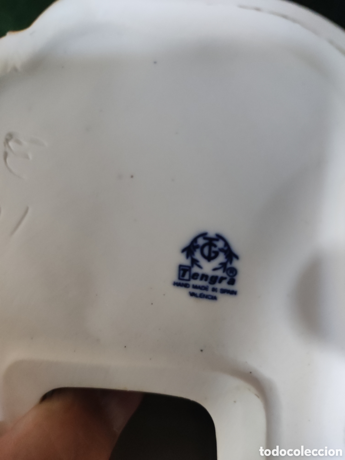 Antig&uuml;edades: Reloj de porcelana marca tengra - Foto 9