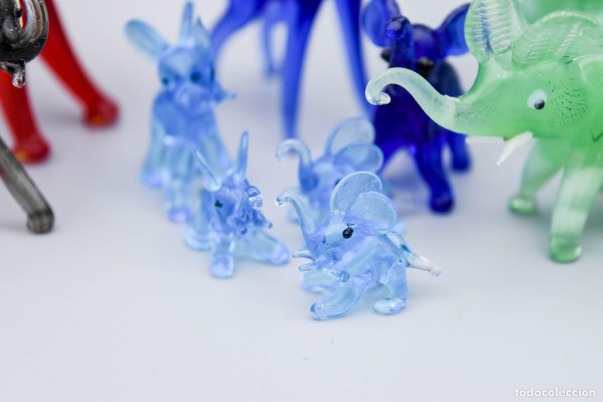 Antig&uuml;edades: Elefantes de cristal de Murano (12) - Foto 5