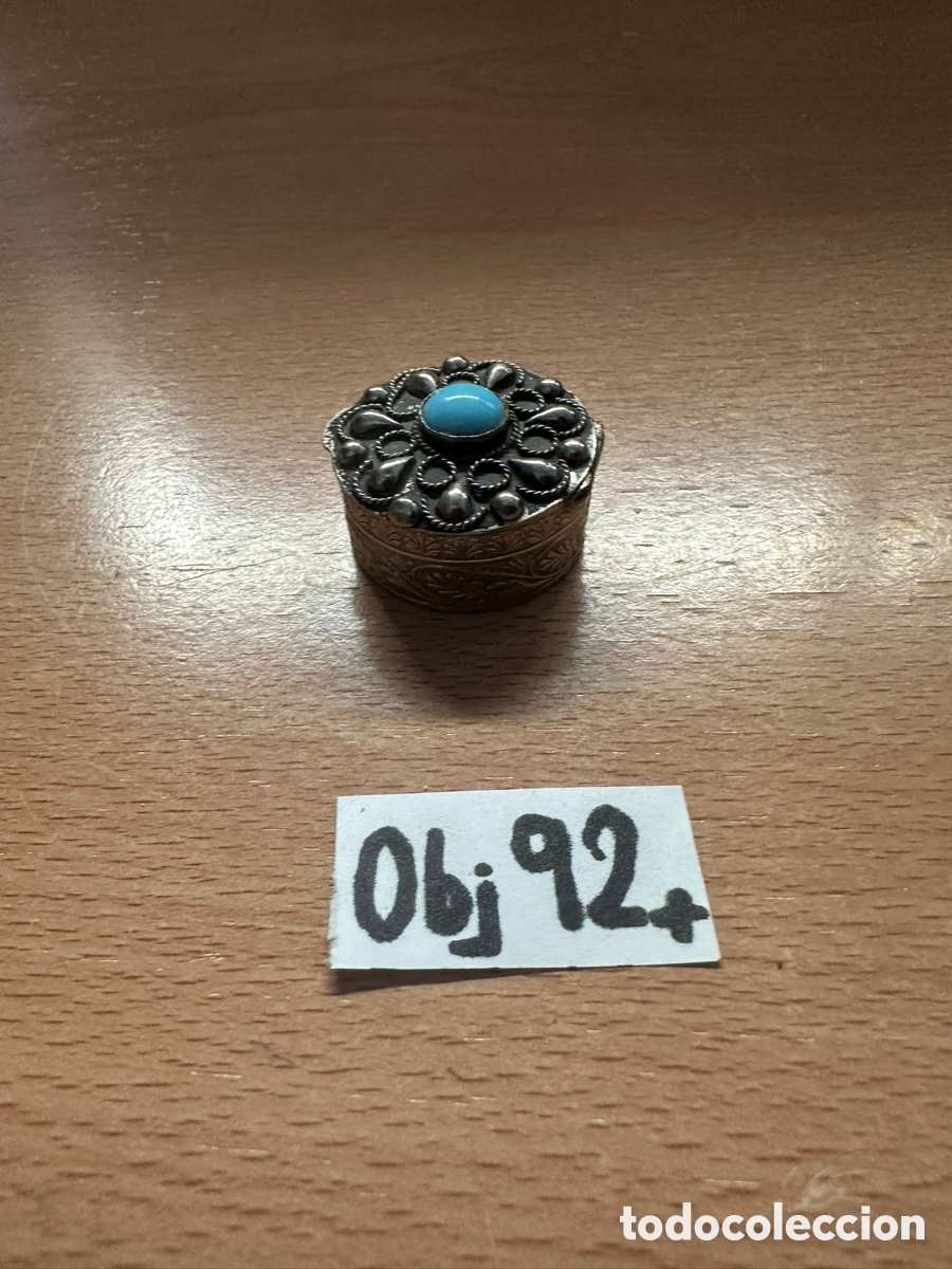 Antig&uuml;edades: Caja joyero de plata nepal&iacute; - Foto 1