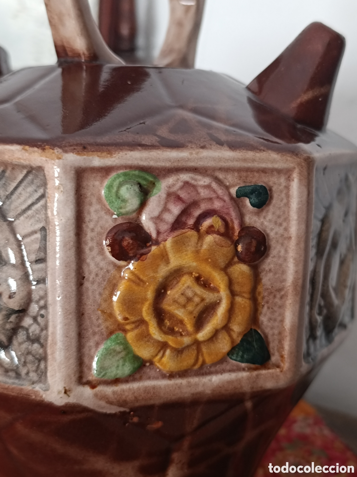 Antig&uuml;edades: Pipo cer&aacute;mica manises - Foto 3
