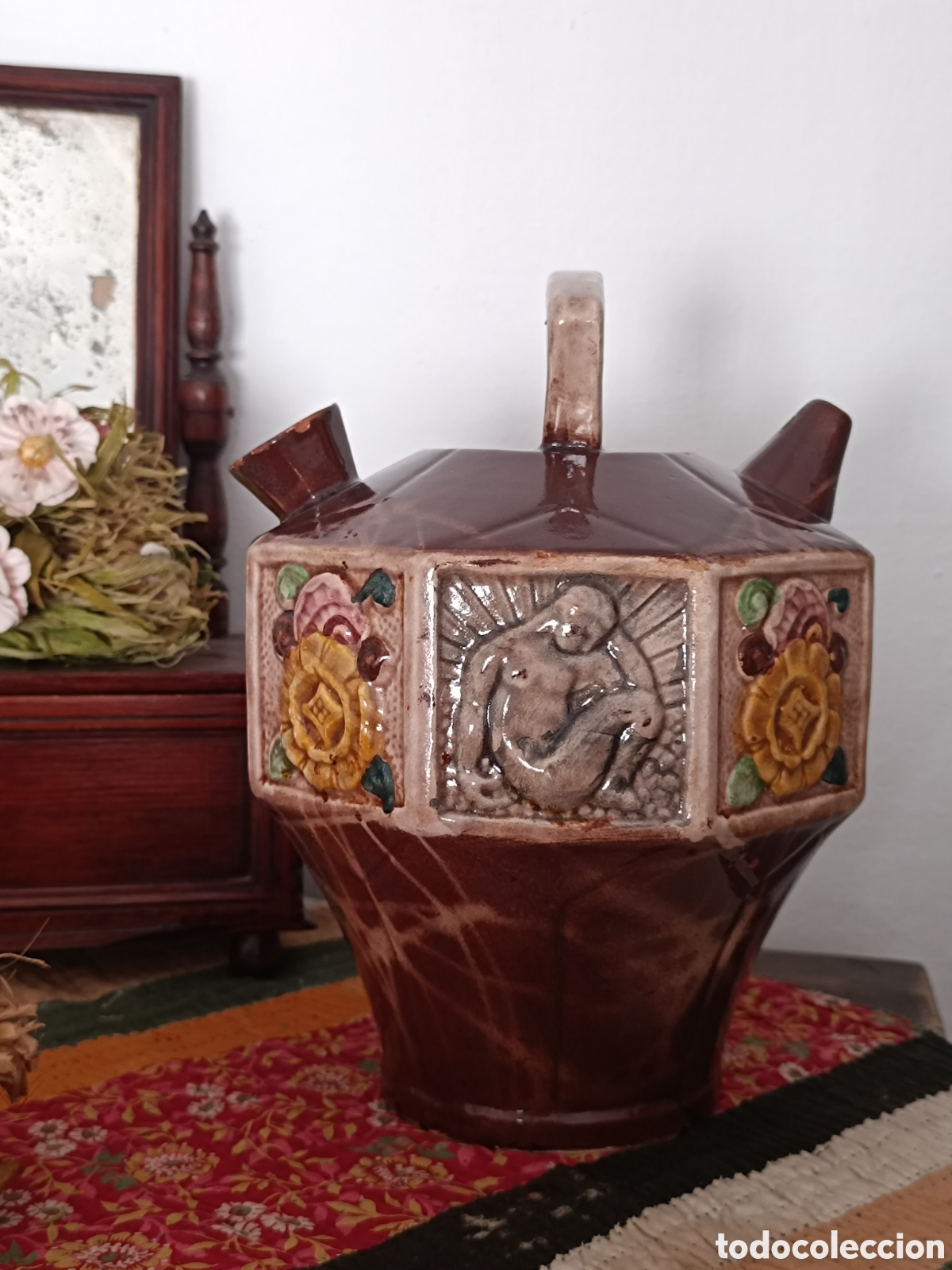 Antig&uuml;edades: Pipo cer&aacute;mica manises - Foto 1