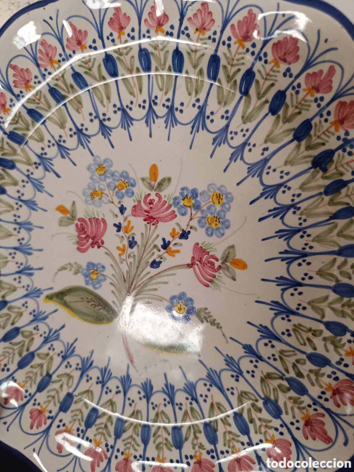 Antig&uuml;edades: Plato ceramica vintage - Foto 2