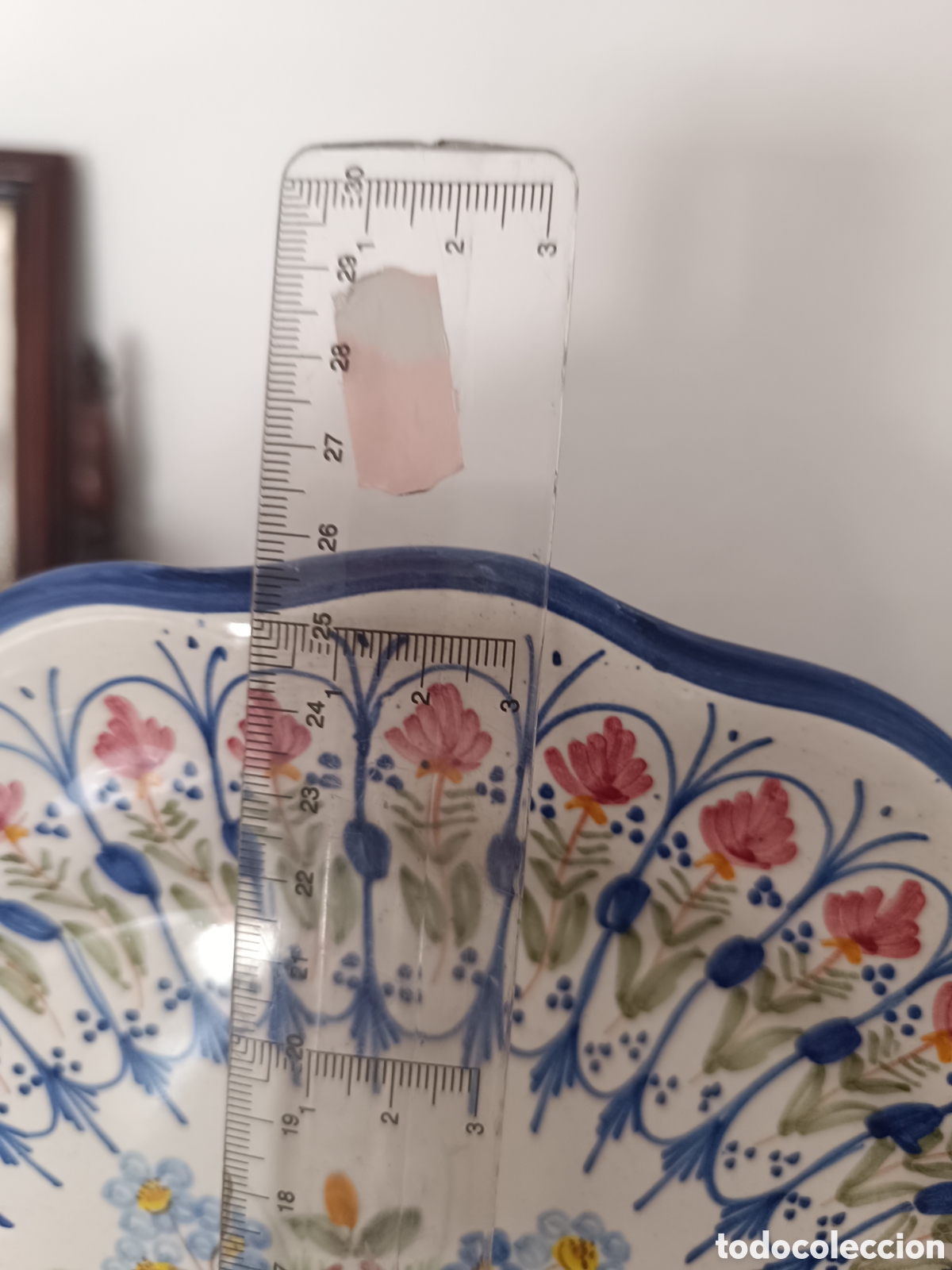 Antig&uuml;edades: Plato ceramica vintage - Foto 3