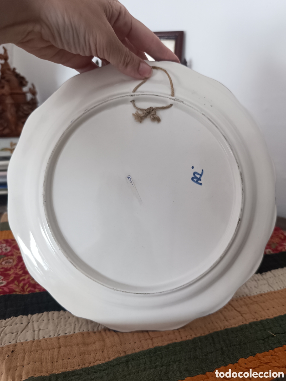 Antig&uuml;edades: Plato ceramica vintage - Foto 4