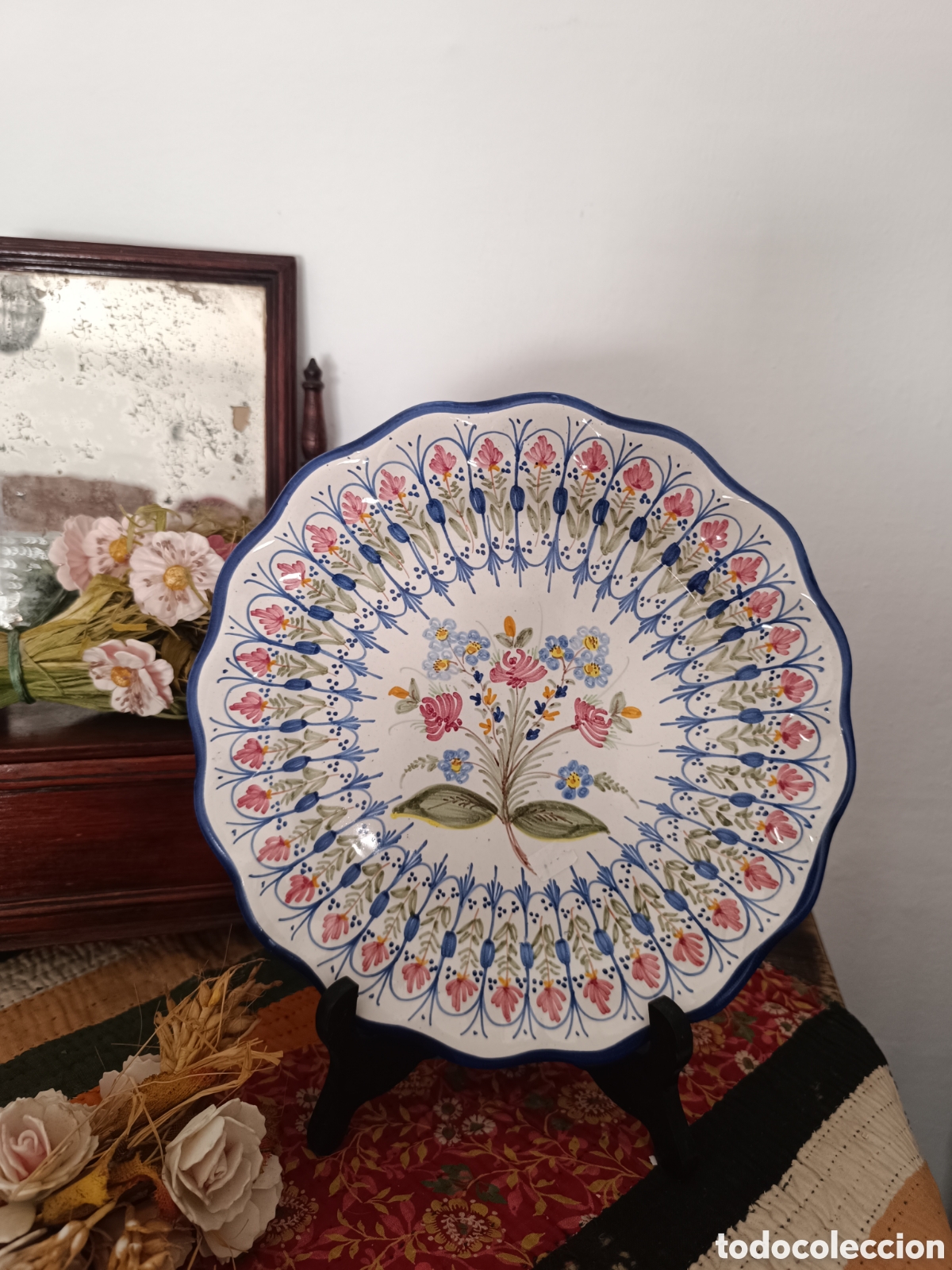 Antig&uuml;edades: Plato ceramica vintage - Foto 1