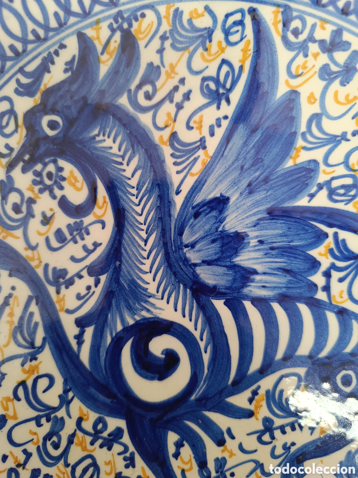 Antig&uuml;edades: Plato ceramica vintage - Foto 2