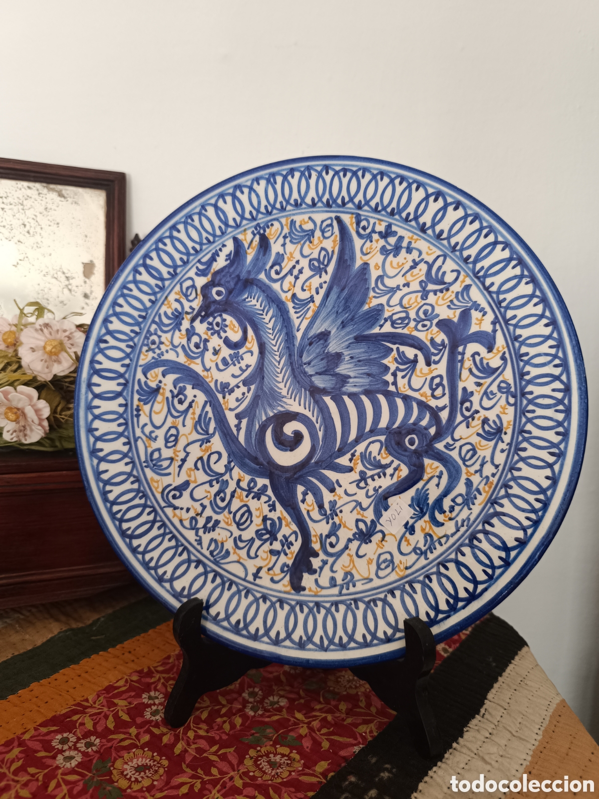 Antig&uuml;edades: Plato ceramica vintage - Foto 1