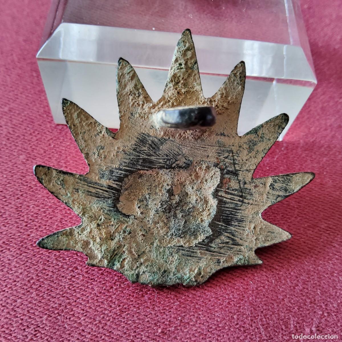 Antig&uuml;edades: ANTIGUO APLIQUE CON FORMA VEGETAL DE BRONCE - Foto 4