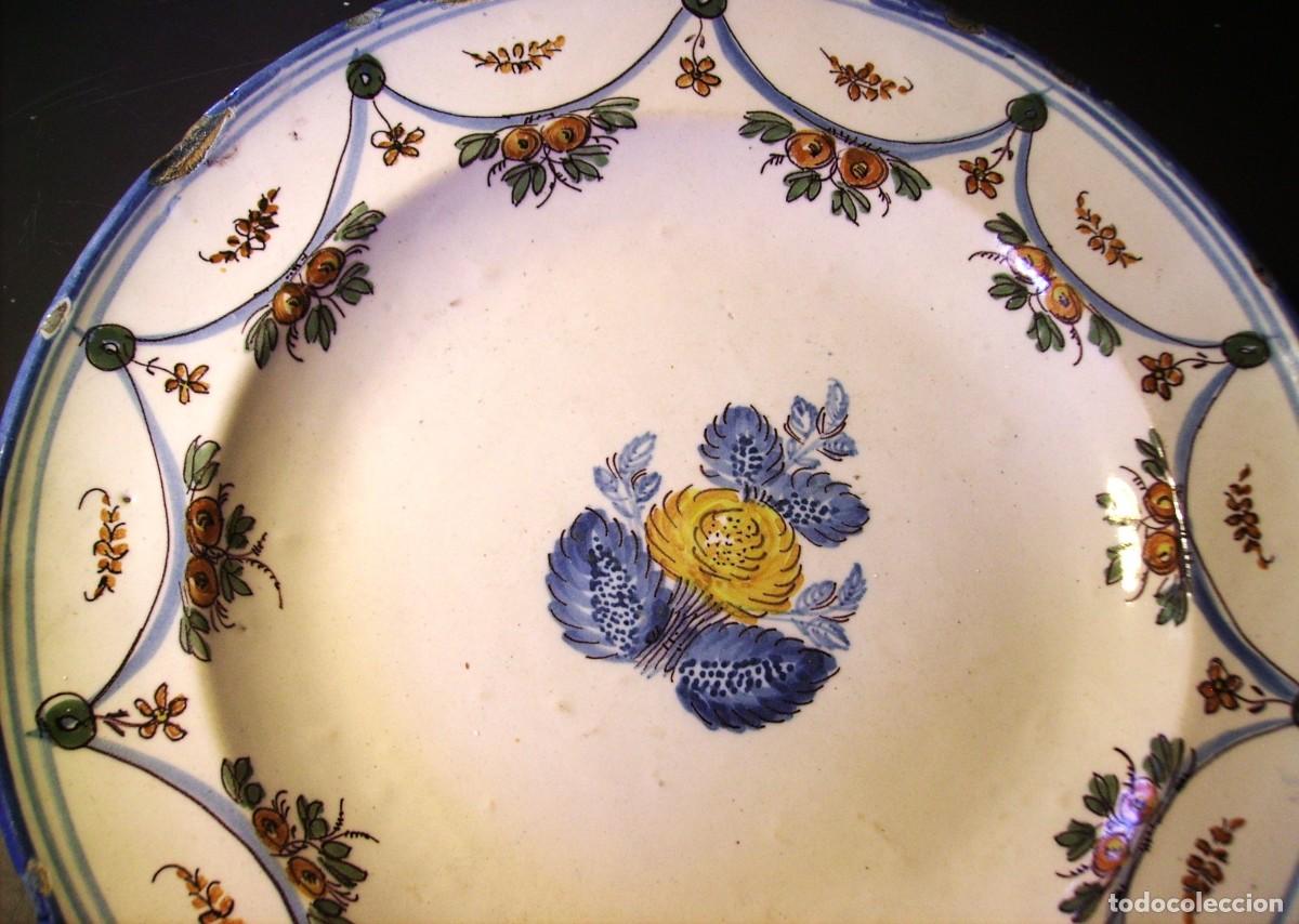 Antig&uuml;edades: ROTUNDO Y GRAN PLATO DE RIBESALBES XIX - Foto 3