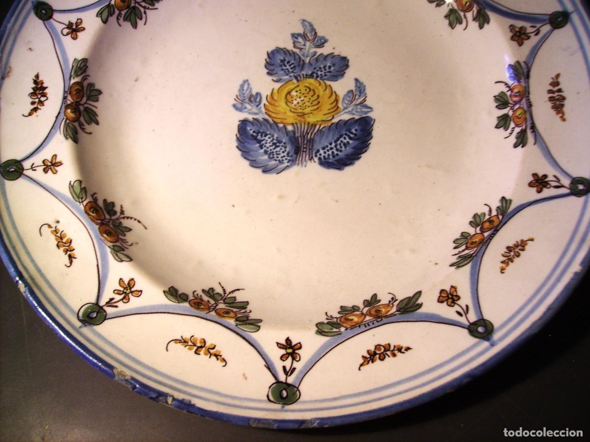Antig&uuml;edades: ROTUNDO Y GRAN PLATO DE RIBESALBES XIX - Foto 5
