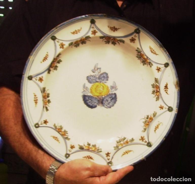 Antig&uuml;edades: ROTUNDO Y GRAN PLATO DE RIBESALBES XIX - Foto 11