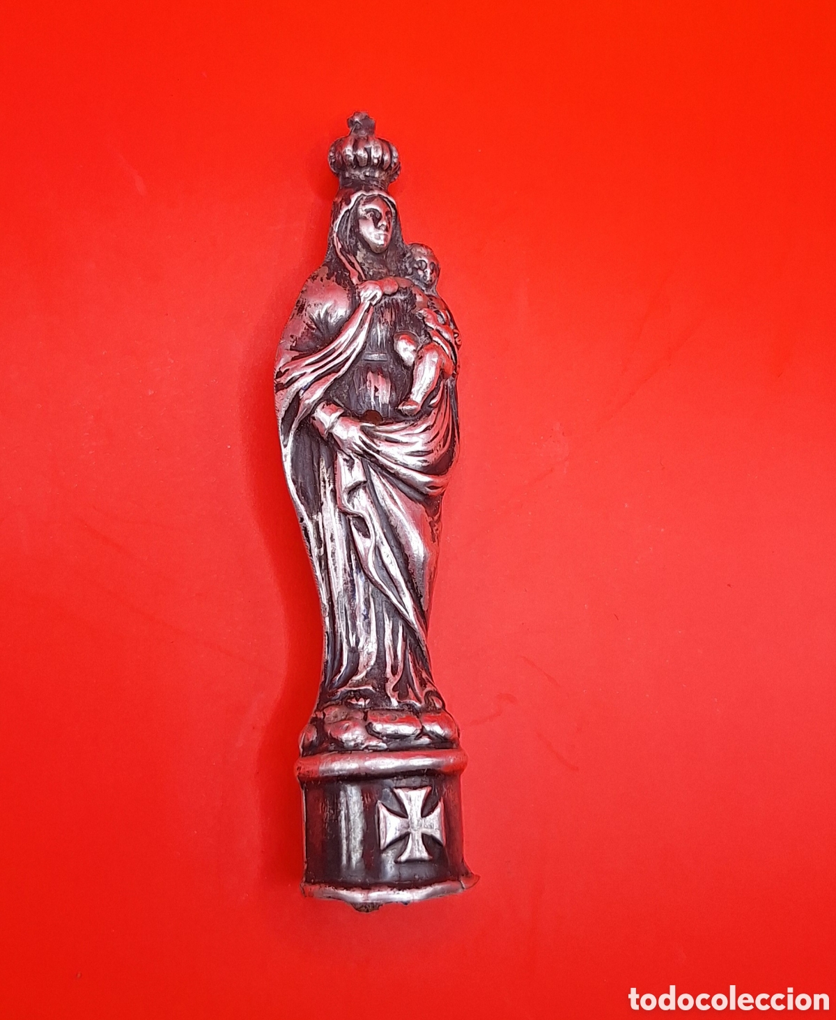 Antig&uuml;edades: Virgen del Pilar de Plata - Foto 3