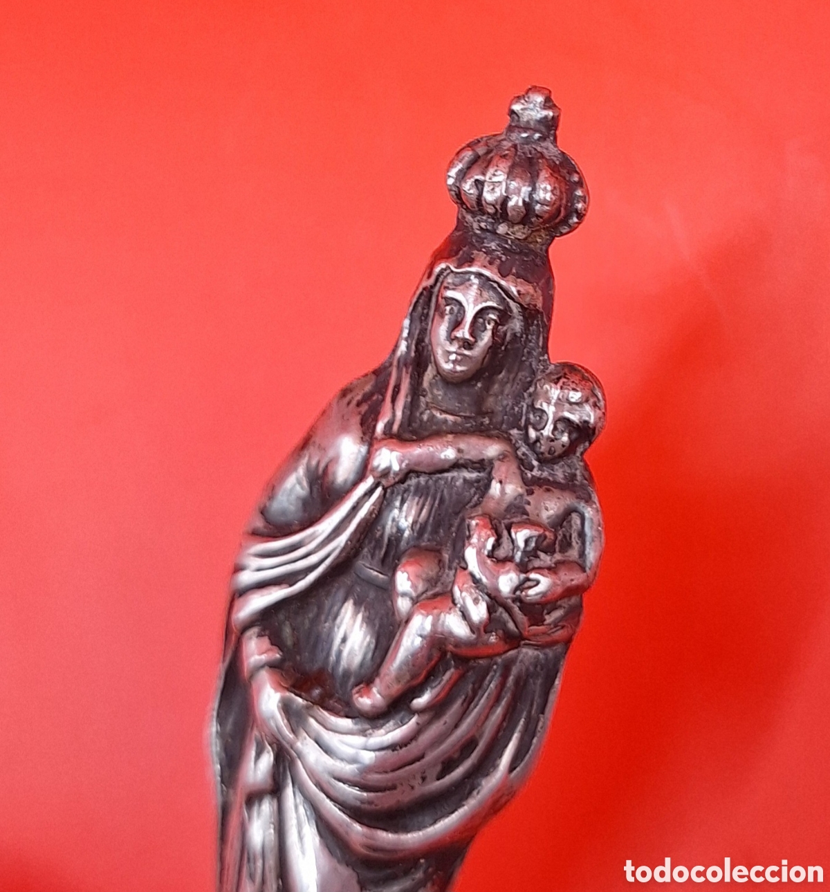 Antig&uuml;edades: Virgen del Pilar de Plata - Foto 5