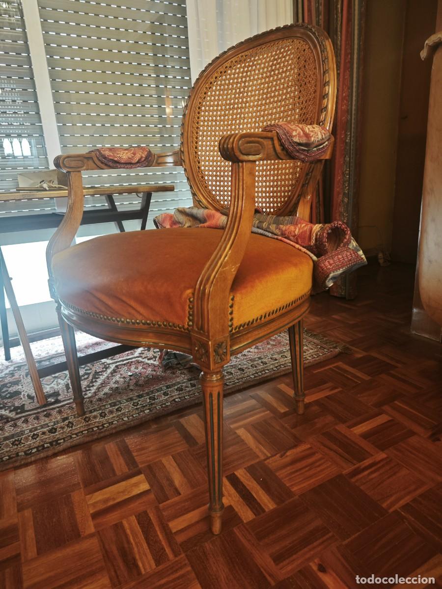 Antig&uuml;edades: Juego estilo Louis XVI impecable - Foto 1