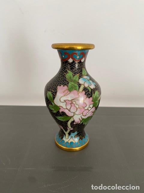 Antig&uuml;edades: JARRON CHINO DECORACION CLOISONNE - Foto 1