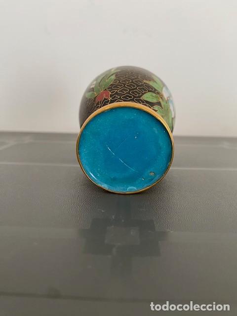 Antig&uuml;edades: JARRON CHINO DECORACION CLOISONNE - Foto 3
