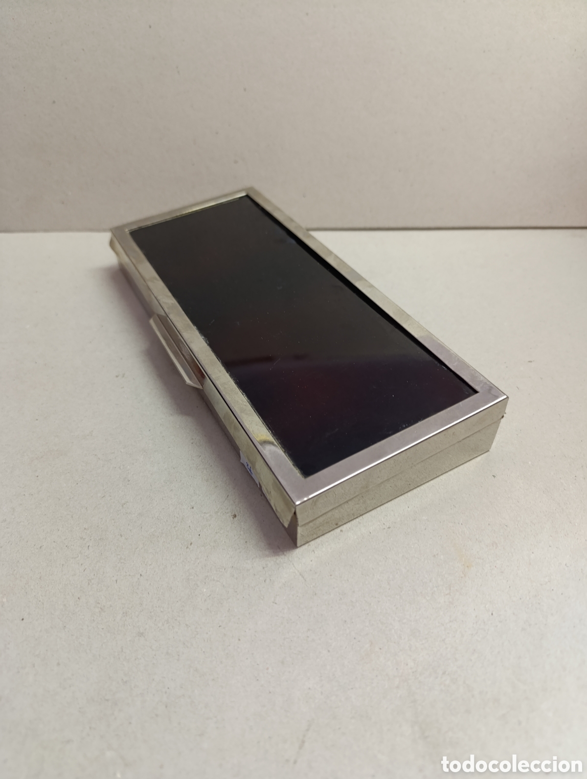 Antig&uuml;edades: CAJA DE METAL Y SIMIL CAREY. RECTANGULAR. - Foto 3