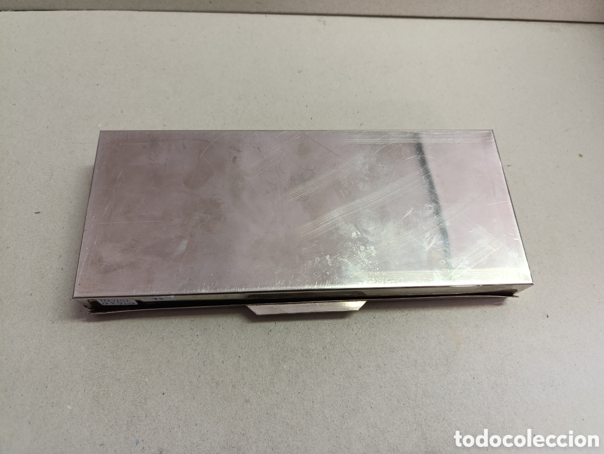 Antig&uuml;edades: CAJA DE METAL Y SIMIL CAREY. RECTANGULAR. - Foto 7