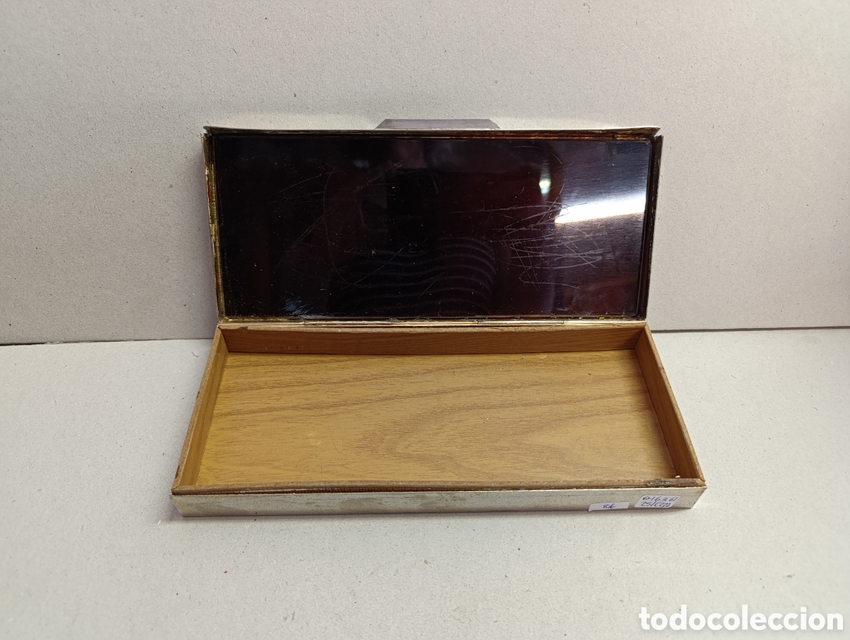 Antig&uuml;edades: CAJA DE METAL Y SIMIL CAREY. RECTANGULAR. - Foto 8