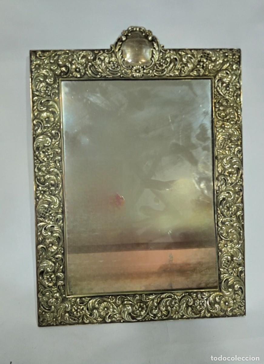 Antig&uuml;edades: Marco de Plata con espejo - Foto 1