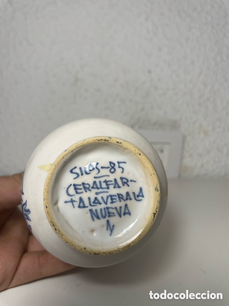 Antig&uuml;edades: Jarr&oacute;n de cer&aacute;mica de Talavera - Foto 5