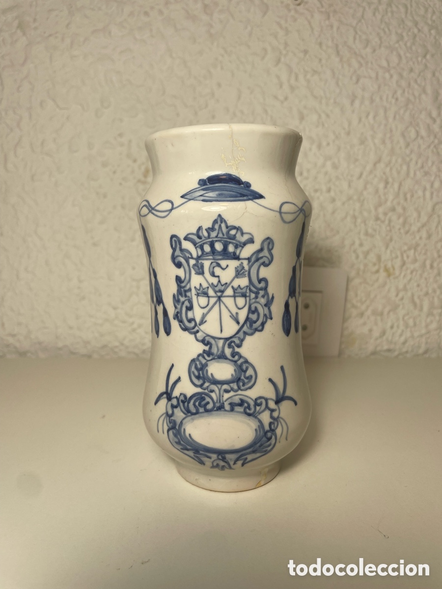 Antig&uuml;edades: Jarr&oacute;n de cer&aacute;mica de Talavera - Foto 1