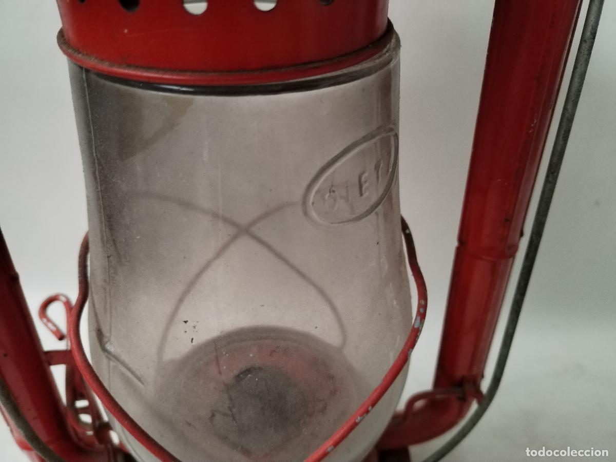 Antig&uuml;edades: lampara kerosene dietz, - Foto 3