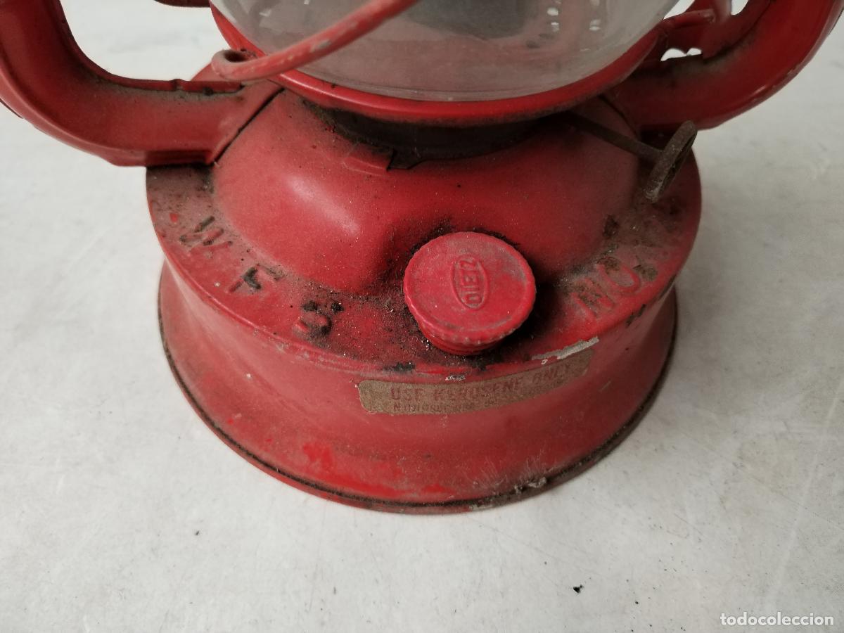 Antig&uuml;edades: lampara kerosene dietz, - Foto 7