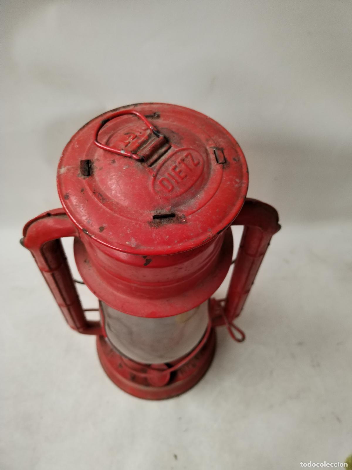 Antig&uuml;edades: lampara kerosene dietz, - Foto 8