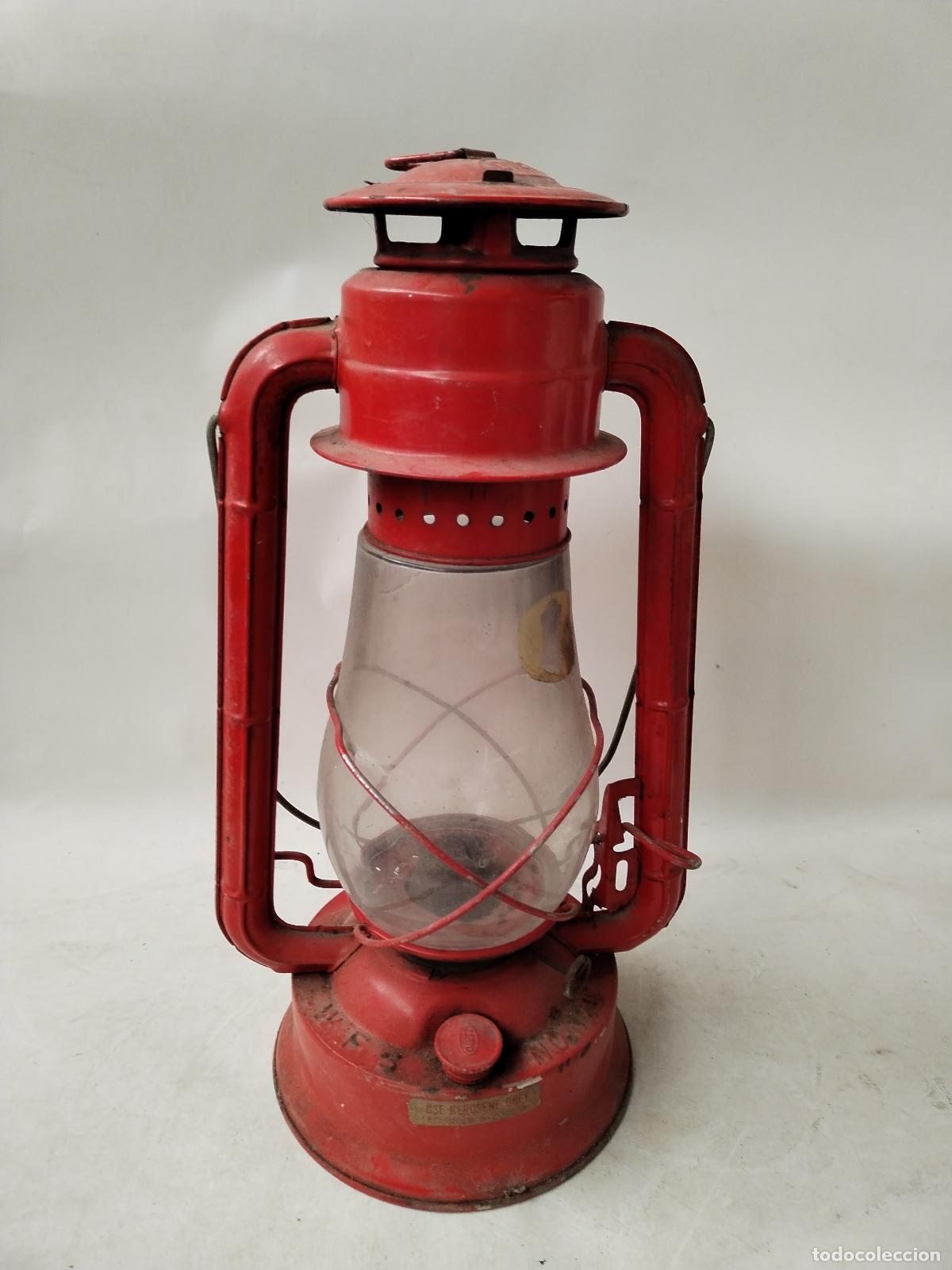 Antig&uuml;edades: lampara kerosene dietz, - Foto 1