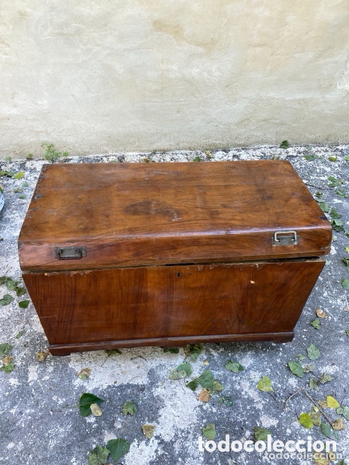 Antig&uuml;edades: Antiguo ba&uacute;l de madera - Foto 2
