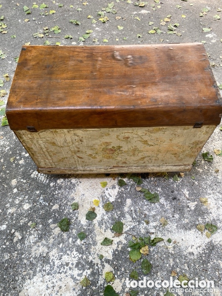 Antig&uuml;edades: Antiguo ba&uacute;l de madera - Foto 5