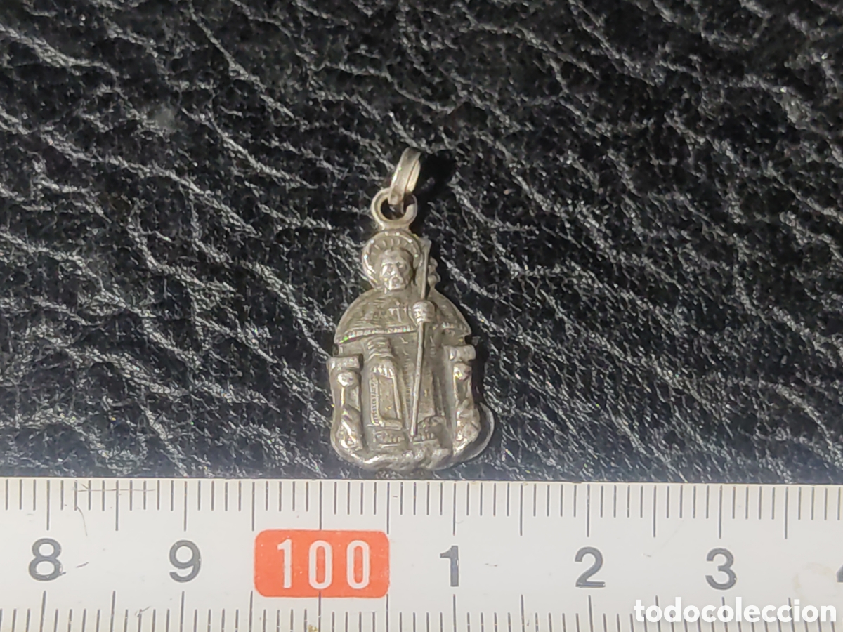 Antig&uuml;edades: Medalla de plata de Santiago Ap&oacute;stol. - Foto 2