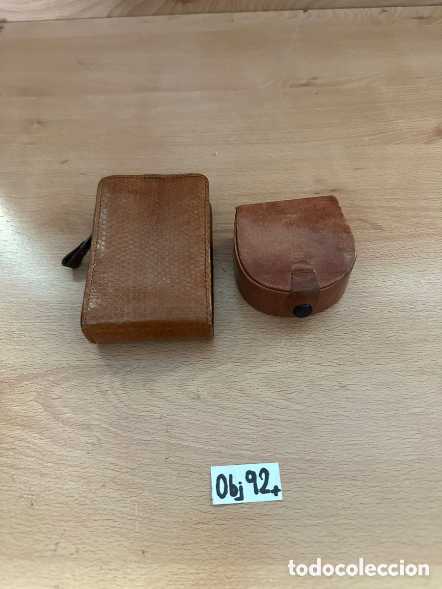 Antig&uuml;edades: Cajas antiguas cuero - Foto 1