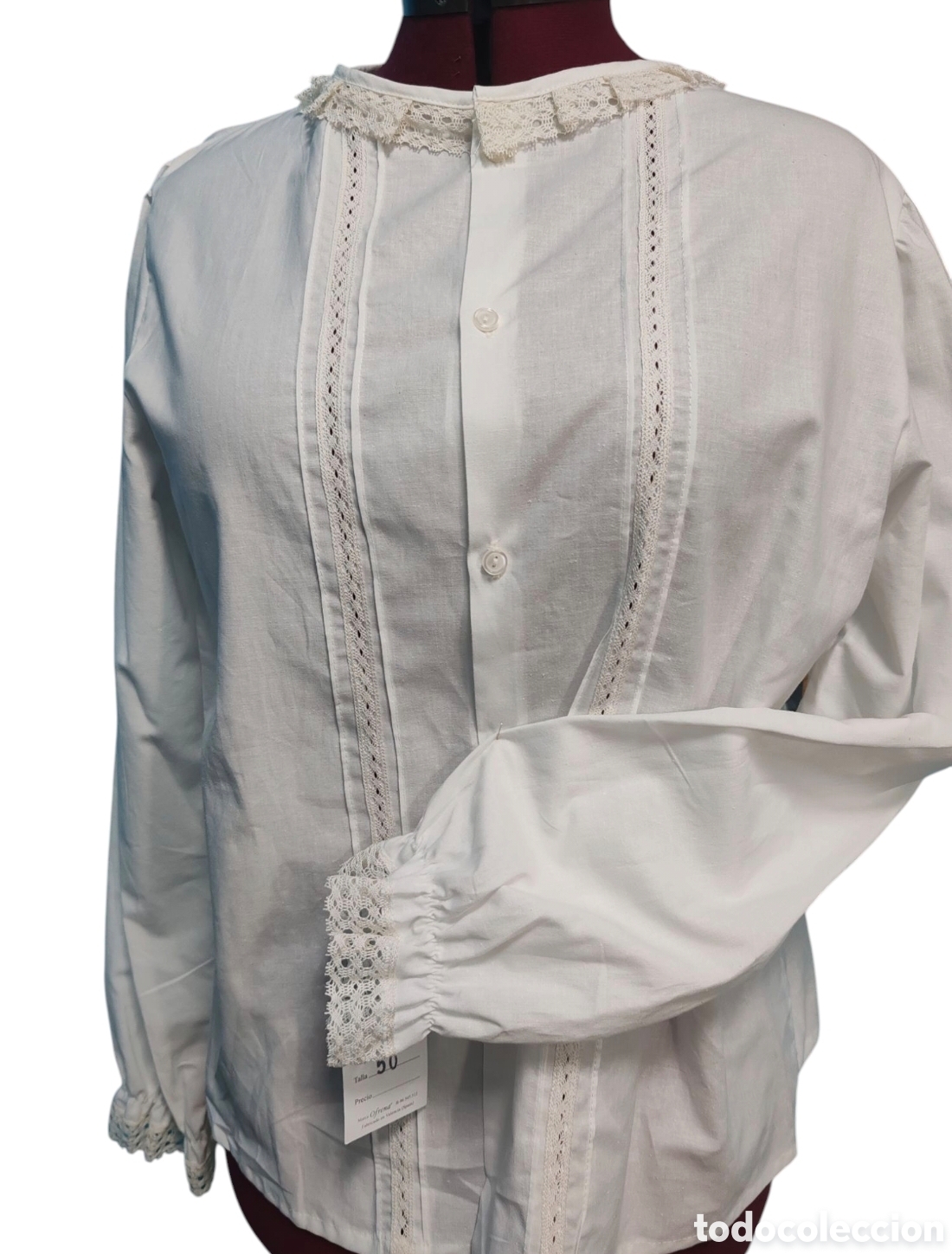 Antig&uuml;edades: Camisa regional T 50 - Foto 1